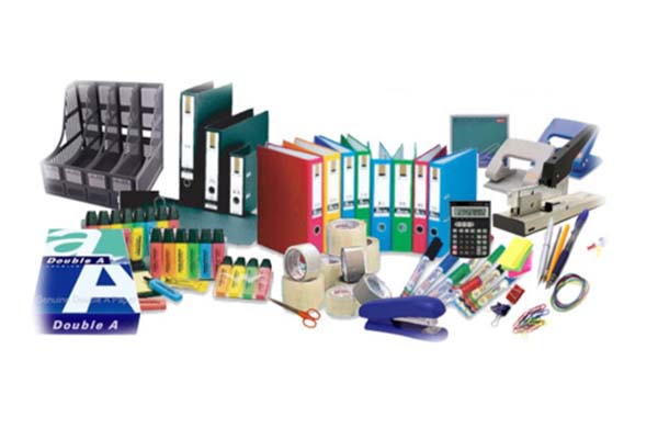Office stationery — pens and desk supplies